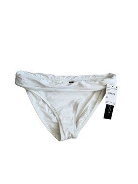 LA BLANCA White Swim Bottoms Size 10 NEW NWT